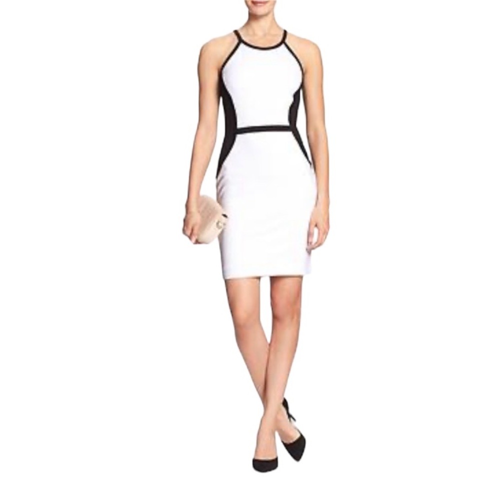 Banana Republic Color Block Ponte Dress